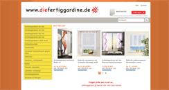 Desktop Screenshot of diefertiggardine.de